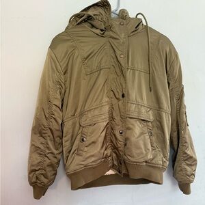 American Eagle Outfitters Khaki Jacket Medium (M)